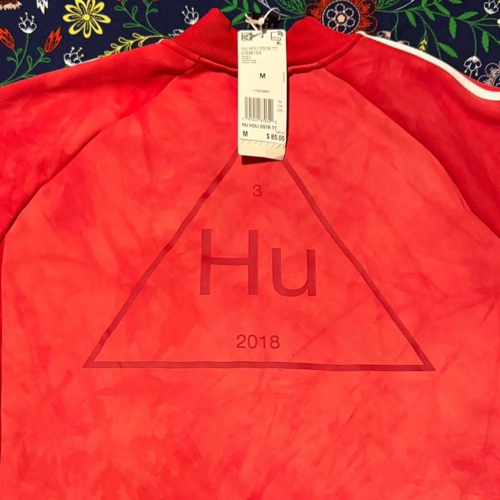 Adidas Red HU Track Jacket - NWT Medium - Picture 3 of 6